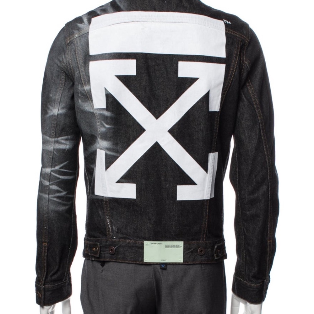 Authentic Off-white by Virgil Abloh denim jacket size small